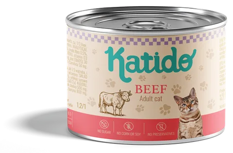 KATIDO Wołowina, puszka 200 g